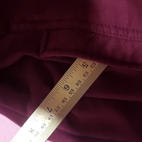 Vintage 2000s 00s Y2K Princess Rouched Dark Red Gothic Goth Jacket Pockets - Picture 9 of 9